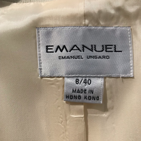 Emanuel Ungaro Ivory Jacket & Pant (2 piece suit) - Picture 2 of 7